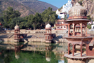 Indien 2005 - Alwar - Der See hinter dem Stadtpalast