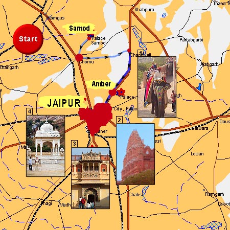 Diaschau über das Kumbhalgarh Fort und Jodhpur.  Die Diaschau lädt ~ 800kB bevor es losgeht.